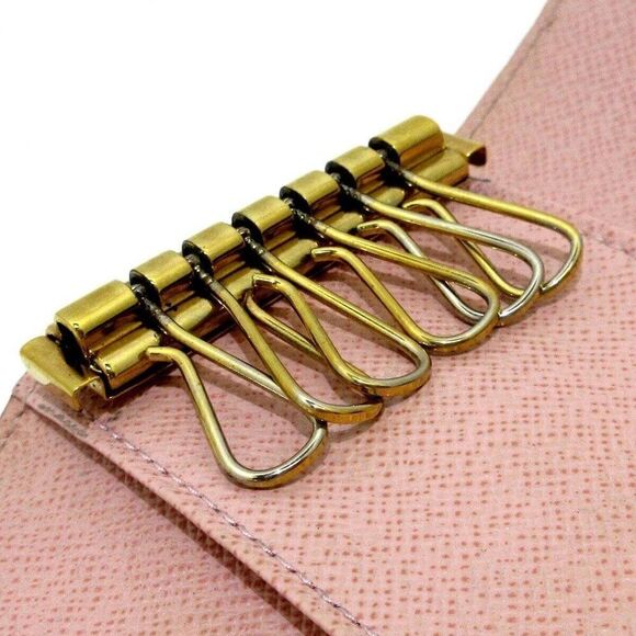 LOUIS VUITTON Multicles 6 N41624 Rose Ballerine Damier Key Case - Picture 4 of 7